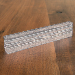oude houten wand naambordje