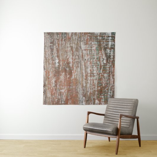 Oude houtextuur backaardabstract, thuis wandkleed (In Situ (horizontaal))