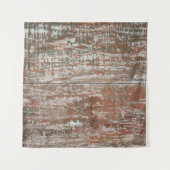 Oude houtextuur backaardabstract, thuis wandkleed (Voorkant)