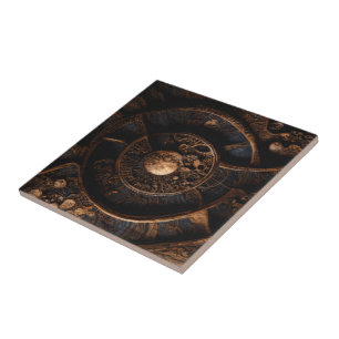 Oude houtkennis : tegeltje