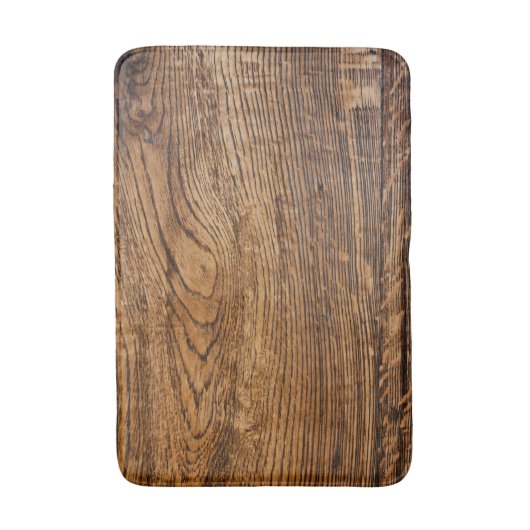 Oude houtkorrel badmat (Voorkant Verticaal)