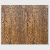 Oude houtkorrel cadeaupapier (Vlak)
