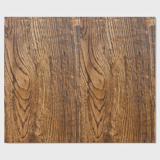 Oude houtkorrel cadeaupapier (Vlak)