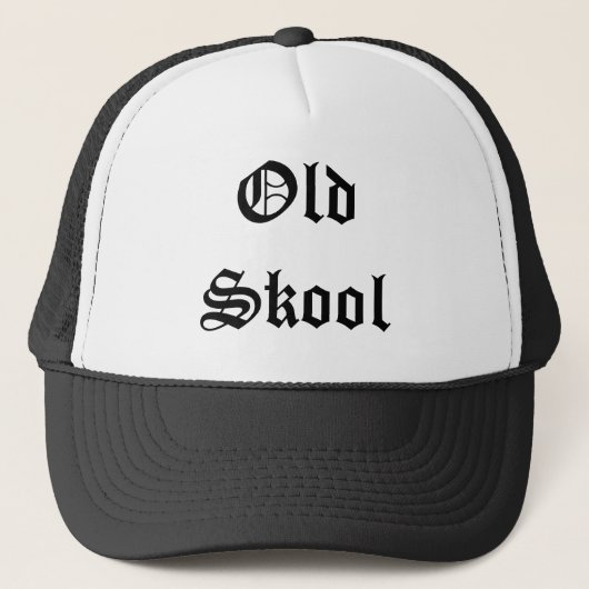 Oude huid trucker pet (Voorkant)