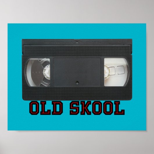 Oude huid - VHS tape Poster (Voorkant)