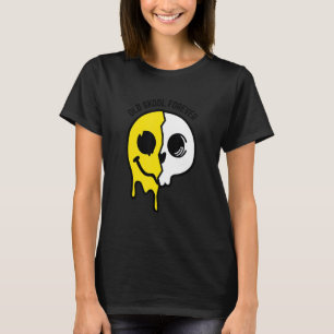 Oude huid Voorbij schedel Gezicht Oorspronkelijke  T-shirt