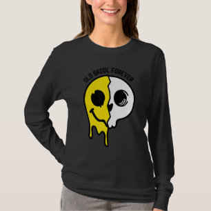 Oude huid Voorbij schedel Gezicht Oorspronkelijke T-shirt