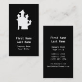 Oude Huis, in het Wit. Visitekaartje (Voorkant / Achterkant)