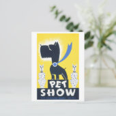 Oude huisdier show WPA poster ansichtkaart Briefkaart (Staand voorkant)