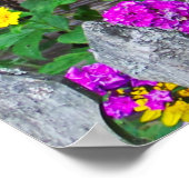 Oude huisje raam poster (Hoek)