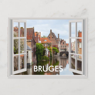 Oude huizen in Brugge Briefkaart
