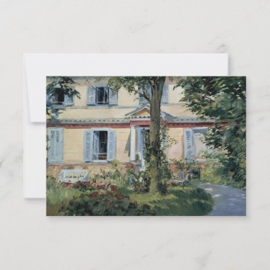 Oude Huizen van Manet, Adreswijziging Kaart (Voorkant)