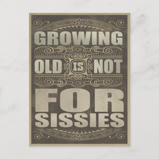 Oude Humor Briefkaart (Voorkant)