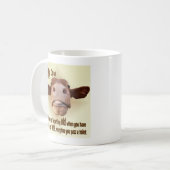 Oude Humor, Cheeky Cow, Wee. Koffiemok (Voorkant links)