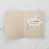 Oude Humor Golden Retriever Kaart (Binnen)