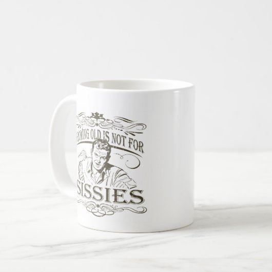 Oude Humor Koffiemok (Voorkant links)