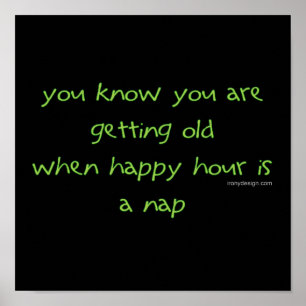 Oude Humor krijgen Poster