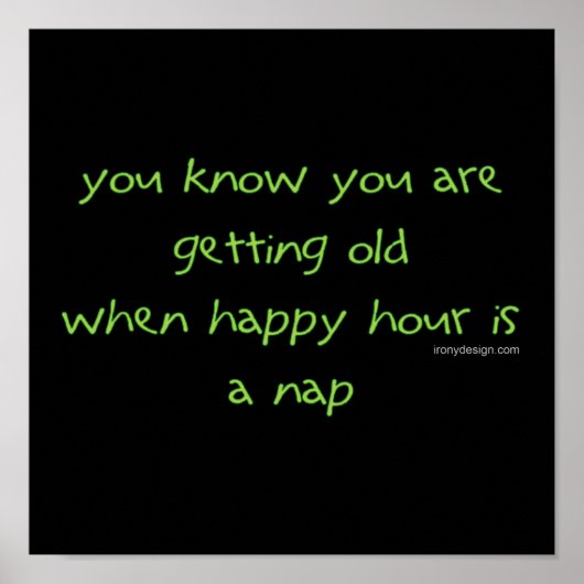 Oude Humor krijgen Poster (Voorkant)