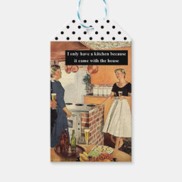 Oude Huwelijksfeest Keuken Cocktails Grappig Cadeaulabel