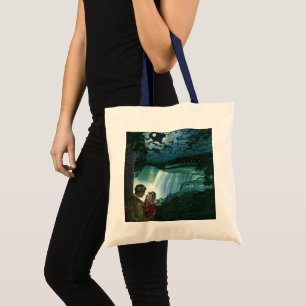 Oude huwelijksreis Liefde, pasgetrouwden bij Niaga Tote Bag