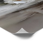 Oude Hydrangea Muurkunst Afdruk, Antieke Lente Poster (Hoek)