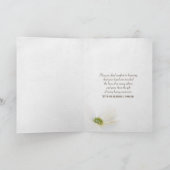 Oude hymne vel muziek met bloem voor sympathie kaart (Binnen)