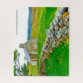 Oude Ierse cottage Galway Ierland. Legpuzzel (Verticaal)