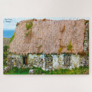 Oude Ierse Cottage Galway Ierland. Legpuzzel