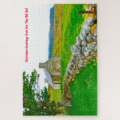 Oude Ierse cottage Galway Ierland. Legpuzzel (Verticaal)