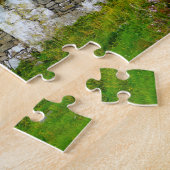 Oude Ierse cottage Galway Ierland. Legpuzzel (Zijkant)