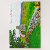 Oude Ierse Cottage Galway Ierland. Legpuzzel (Verticaal)