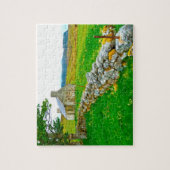 Oude Ierse cottage Galway Ierland. Legpuzzel (Verticaal)