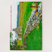 Oude Ierse Cottage Galway Ierland. Legpuzzel (Verticaal)