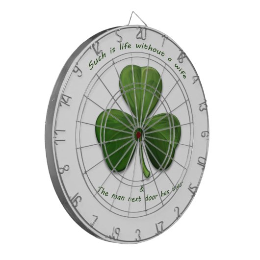 Oude Ierse Gezegden Dartbord (Voorkant Links)