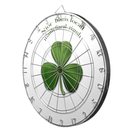 Oude Ierse gezegden over Ierse ontwerpproducten Dartbord (Voorkant Rechts)