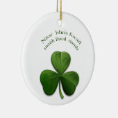 Oude Ierse gezegden over Ierse ontwerpproducten Keramisch Ornament (Rechts)