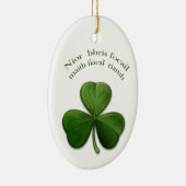 Oude Ierse gezegden over Ierse ontwerpproducten Keramisch Ornament (Rechts)
