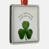 Oude Ierse gezegden over Ierse ontwerpproducten Metalen Ornament (Rechts)