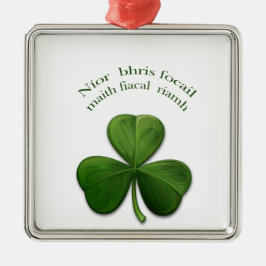 Oude Ierse gezegden over Ierse ontwerpproducten Metalen Ornament