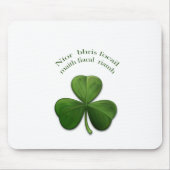 Oude Ierse gezegden over Ierse ontwerpproducten Muismat (Voorkant)