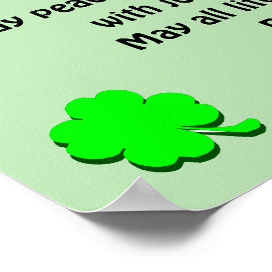 OUDE IERSE POSTER VOOR HET BLOKKEREN (Hoek)