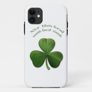 Oude Ierse spreekwoorden op Ierse ontwerpproducten iPhone 11 Hoesje