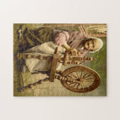 Oude Ierse Wolspinner Vrouw, Legpuzzel (Horizontaal)