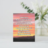 Oude Ierse zegen Briefkaart (Staand voorkant)