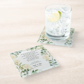 Oude Ierse zegen en weddenschap Greenery Glazen Onderzetter (Schuin)