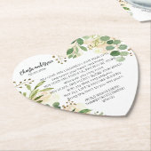 Oude Ierse Zegen & Trouwgroen 3 Kartonnen Onderzetters (Gekanteld)