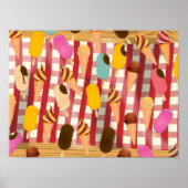 Oude ijs-picknick poster (Voorkant)