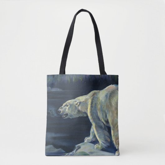 Oude Ijsbeer, Arctische Zeeleven Dieren Tote Bag (Voorkant)