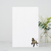Oude IJslandse paard Briefpapier (Staand voorkant)