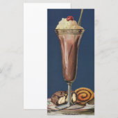 Oude IJsmilkshake, Slagroom & Kers (Voorkant / Achterkant)